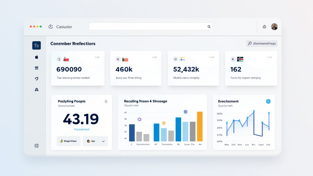 simple dashboard showing conversion rate